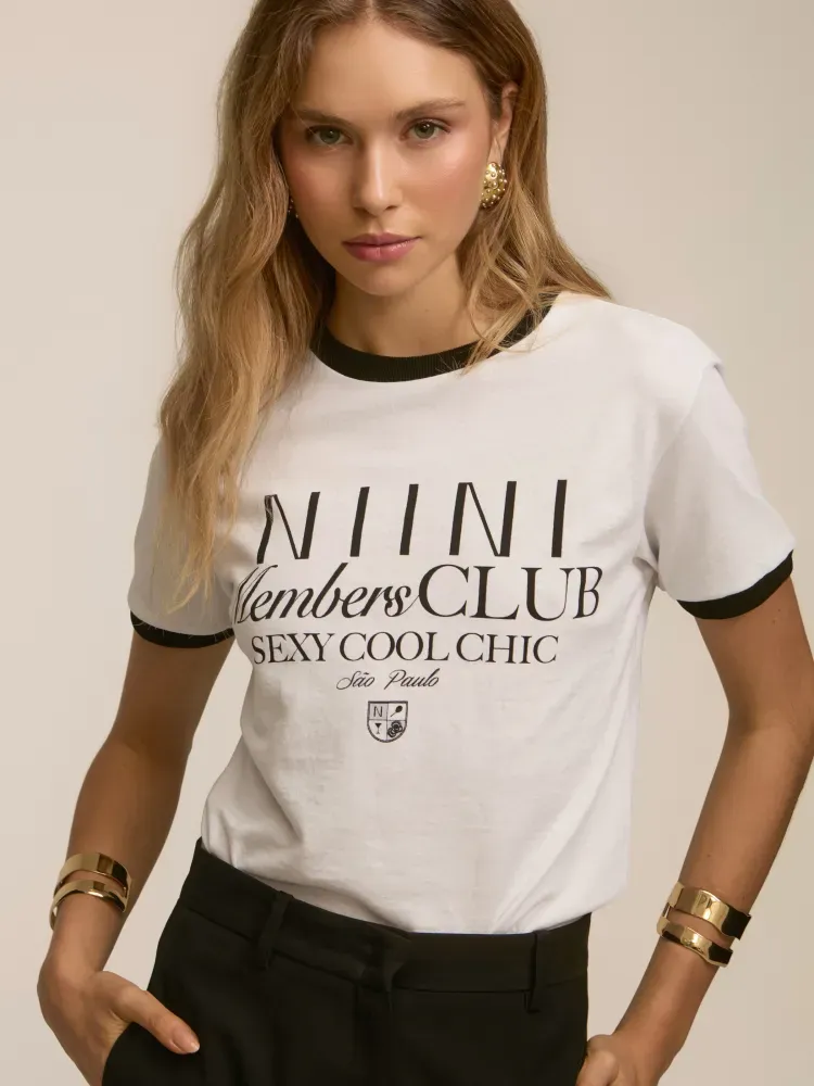 T-Shirt Members Only Off White
